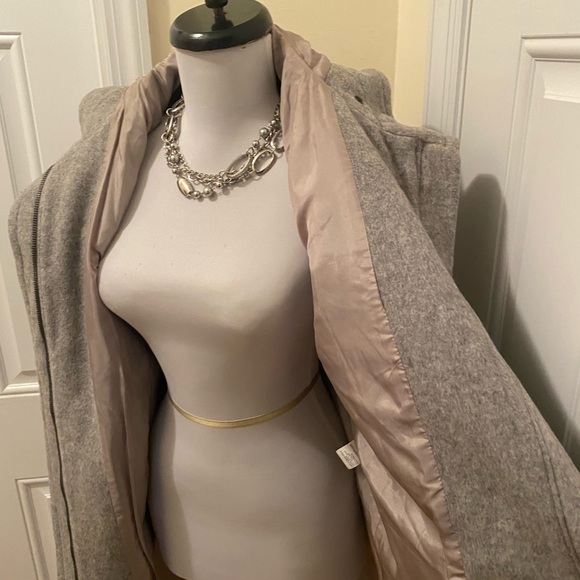 French Connection Jackets & Blazers - cashmere French Connection Hooded Wool Coat sz 8